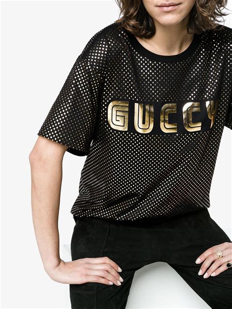 gucci blouse black and gold|Gucci official website.